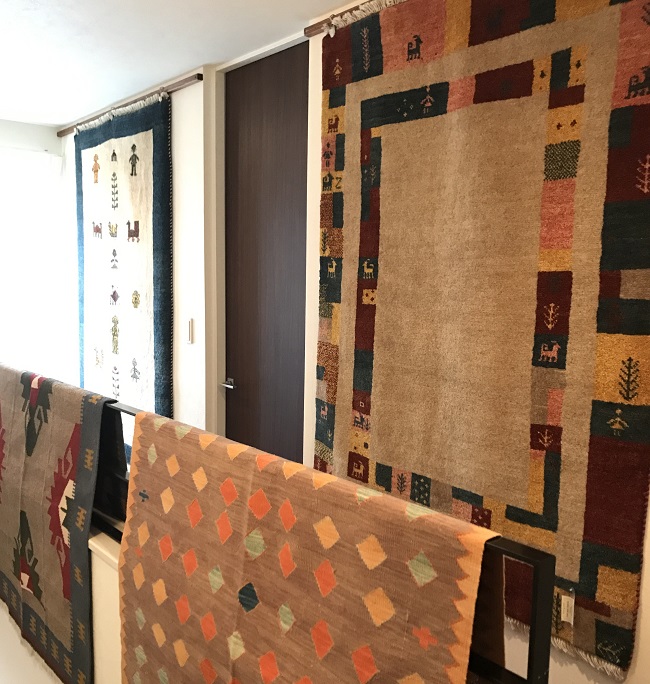 クラシコ/classico　カーテン・ブラインド・ロールスクリーン・ギャッベ・キリム・トライバルラグ　九州・福岡・大川